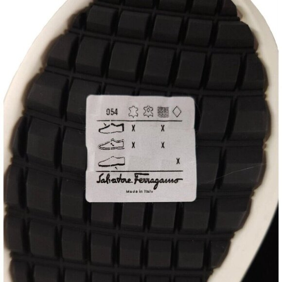 Salvatore Ferragamo Dion Slip On Sneaker Size 43.5 10.5 EE Mens Black $595 - Picture 9 of 16